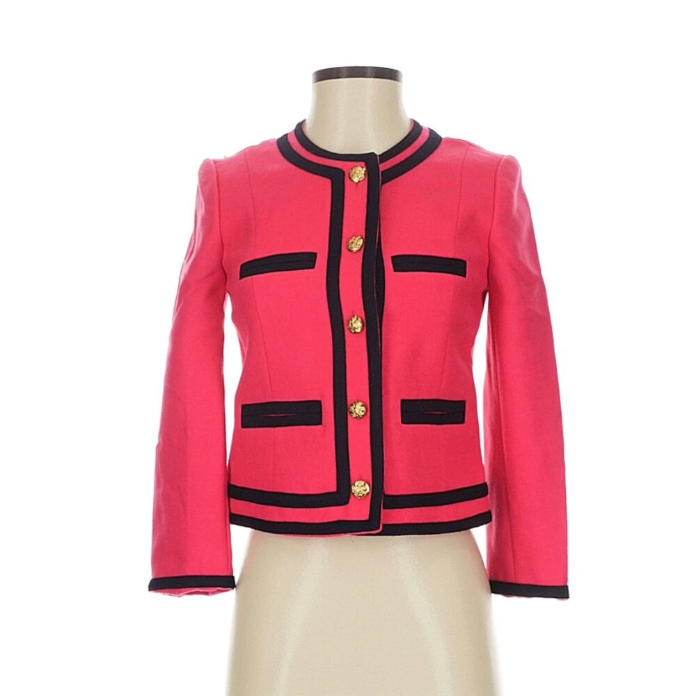 Pink 100% wool Jcrew blazer - Like new - Size S